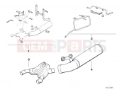 BMW Motorrad BMW CLASSIC 1987 R-Models 2V R 80 GS Conversion kit, exhaust system, low