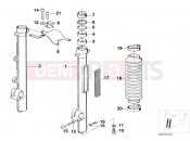 BMW Motorrad BMW CLASSIC 1987 R-Models 2V R 80 GS Fork slider