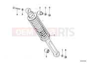 BMW Motorrad BMW CLASSIC 1987 R-Models 2V R 80 GS Spring strut, rear