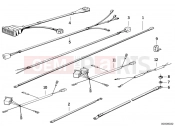 BMW Motorrad BMW CLASSIC 1987 R-Models 2V R 80 GS Various additional cable harnesses