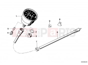 BMW Motorrad BMW CLASSIC 1987 R-Models 2V R 80 GS Speedometer, speedo cable