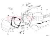 BMW Motorrad BMW CLASSIC 1987 R-Models 2V R 100 RS Trim panel upper part