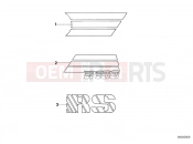BMW Motorrad BMW CLASSIC 1987 R-Models 2V R 100 RS STICKER / 634 perlmutt