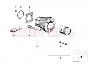 BMW Motorrad BMW CLASSIC 1985 R-Models 2V R 80 TIC Cylinder