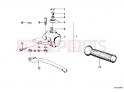 BMW Motorrad BMW CLASSIC 1985 R-Models 2V R 65 (20KW) Handle unit left