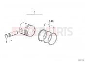 BMW Motorrad BMW CLASSIC 1985 R-Models 2V R 80 RT Piston, single components