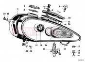 BMW Motorrad BMW CLASSIC 1953 Boxer R51/3 Fuel tank