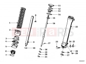 BMW Motorrad BMW CLASSIC 1953 Boxer R51/3 Spring strut, front