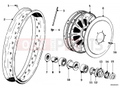BMW Motorrad BMW CLASSIC 1953 Boxer R51/3 Spoke wheel