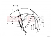 BMW Motorrad BMW CLASSIC 1955 Boxer R69 Front wheel mudguard