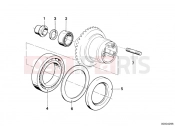BMW Motorrad BMW CLASSIC 1984 R-Models 2V R 80 ST Differential-crown wheel inst.parts