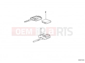 BMW Motorrad BMW CLASSIC 1984 R-Models 2V R 100 TIC Key head illuminated