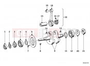 BMW Motorrad BMW CLASSIC 1965 1-Cyl. R27 Crankshaft