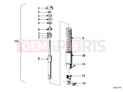 BMW Motorrad BMW CLASSIC 1965 1-Cyl. R27 Spring strut, rear