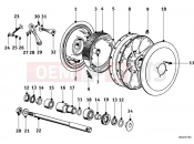 BMW Motorrad BMW CLASSIC 1965 1-Cyl. R27 Brakes