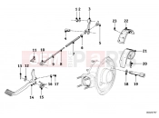 BMW Motorrad BMW CLASSIC 1965 1-Cyl. R27 Rear wheel brake