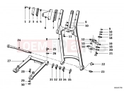 BMW Motorrad BMW CLASSIC 1966 1-Cyl. R27 Front wheel swing fork