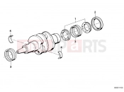 BMW Motorrad BMW CLASSIC 1989 Special engines A10 B08 Crankshaft mounting