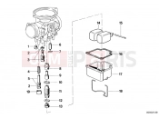BMW Motorrad BMW CLASSIC 1989 Special engines A10 B08 Carburetor-float assy/jet