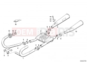 BMW Motorrad BMW CLASSIC 1990 R-Models 2V R 80 Exhaust system