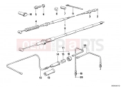BMW Motorrad BMW CLASSIC 1990 R-Models 2V R 80 Bowden cable