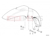 BMW Motorrad BMW CLASSIC 1990 R-Models 2V R 80 RT Mudguard front