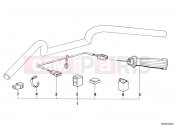 BMW Motorrad BMW CLASSIC 1990 R-Models 2V R 100 RS Retrofit kit, heated handle