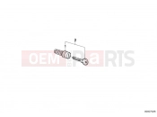 BMW Motorrad BMW CLASSIC 1992 R-Models 2V R 100 RT Set of suitcase locks