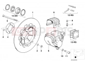 BMW Motorrad BMW CLASSIC 1993 R-Models 2V R 80 RT Front brake 1.disk