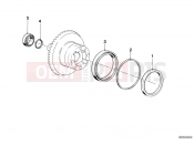 BMW Motorrad BMW CLASSIC 1994 R-Models 2V R 80 RT Crowngear and spacer rings