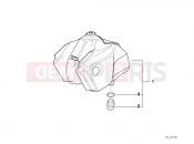BMW Motorrad BMW CLASSIC 1994 R-Models 2V R 100 GS PD Fuel tank PD