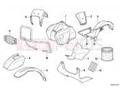 BMW Motorrad BMW CLASSIC 1994 R-Models 2V R 100 GS PD Painted parts672 avussw/flashgrün