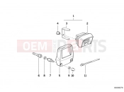 BMW Motorrad BMW CLASSIC 1994 R-Models 2V R 80 GS Installing set clock