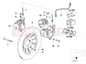 BMW Motorrad BMW CLASSIC 1994 R-Models 2V R 100 RT Front wheel brake