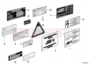 BMW Motorrad BMW CLASSIC 1995 R-Models 2V R 100 RT Type plate / notice label