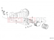 BMW Motorrad BMW CLASSIC 2005 K-Model 3-cyl. K 75 RT (0565,0573) Connecting rod