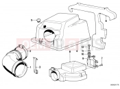 BMW Motorrad BMW CLASSIC 2005 K-Model 3-cyl. K 75 RT (0565,0573) Top air cleaner housing/air-flow sensor