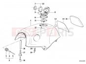 BMW Motorrad BMW CLASSIC 2005 K-Model 3-cyl. K 75 RT (0565,0573) Fuel tank