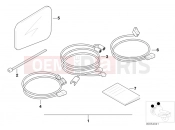 BMW Motorrad BMW CLASSIC 2005 K-Model 3-cyl. K 75 RT (0565,0573) Retrofit kit, mirror heating