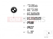 BMW Motorrad BMW CLASSIC 2005 K-Model 3-cyl. K 75 RT (0565,0573) Badge
