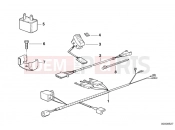BMW Motorrad BMW CLASSIC 2005 K-Model 3-cyl. K 75 RT (0565,0573) Wiring official signal light