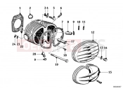 BMW Motorrad BMW CLASSIC 1969 Boxer R60/2 Cylinder Head