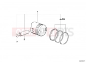 BMW Motorrad BMW CLASSIC 1976 R-Models 2V R 60 /7 Piston, single components