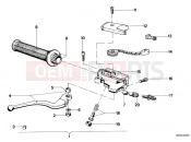 BMW Motorrad BMW CLASSIC 1976 R-Models 2V R 100 /7 Handle unit, right