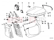 BMW Motorrad BMW CLASSIC 1976 R-Models 2V R 100 RS Engine cowl/Windshield