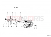 BMW Motorrad BMW CLASSIC 1976 R-Boxer R75/6 Carburetor/throttle control