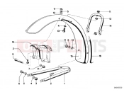 BMW Motorrad BMW CLASSIC 1976 R-Boxer R90S Mudguard front