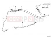BMW Motorrad BMW CLASSIC 1977 R-Models 2V R 60 /7 Brake pipe, front