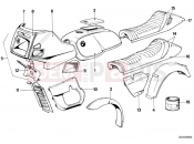 BMW Motorrad BMW CLASSIC 1977 R-Models 2V R 75 /7 Painted parts 588 bronco