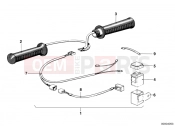 BMW Motorrad BMW CLASSIC 1977 R-Models 2V R 100 RS Retrofit kit, heated handle
